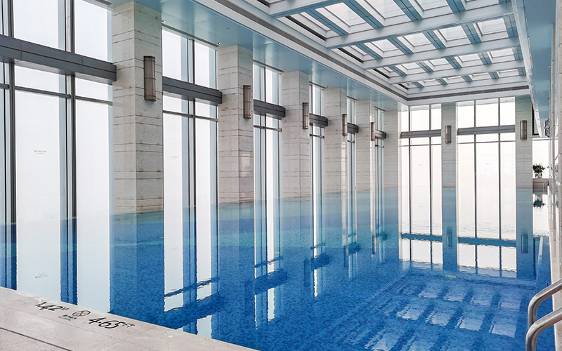 长沙瑞吉酒店-泳池项目案例鉴赏实拍图