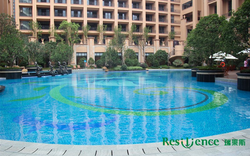 南京雅居乐滨江国际-泳池项目案例鉴赏实拍图