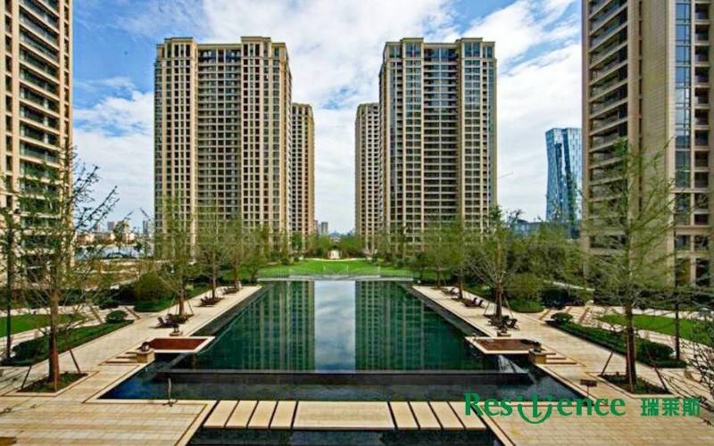 绍兴百合花园-泳池项目案例鉴赏实拍图