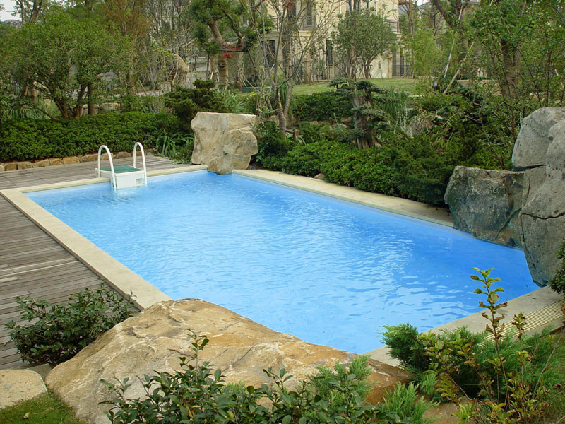 自建别墅游泳池,别墅泳池一体化水处理设备,别墅游泳池水处理设备